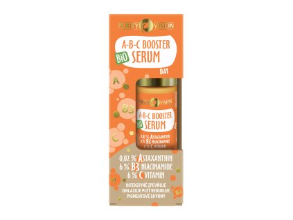 Purity Vision Denní pleťové sérum ABC Booster Day (30 ml) - s astaxanthinem, niacinamidem a vitamínem c (Varianta s astaxanthinem, niacinamidem a vitamínem c)