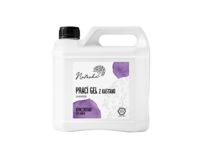 Natasha Prací gel z kaštanů Levandule - koncentrát 3 l - 33 pracích dávek v 500 ml (Varianta koncentrát 3 l - 33 pracích dávek v 500 ml)