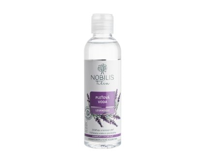 Nobilis Tilia Pleťová voda Levandule 200 ml - vhodná pro citlivou a smíšenou pleť (Varianta vhodná pro citlivou a smíšenou pleť)