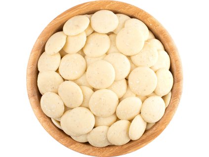 Bílá čokoláda s kousky pravé vanilky BIO (Množství 250 g)