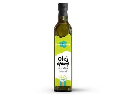 Dýňový olej lisovaný za studena BIO (Obsah 250 ml)