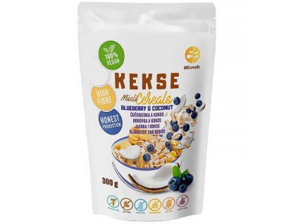 21470 kekse cerealie boruvka a kokos bezlepkove 300 g 1