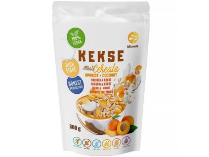 21479 kekse cerealie merunka a kokos bezlepkove 300 g