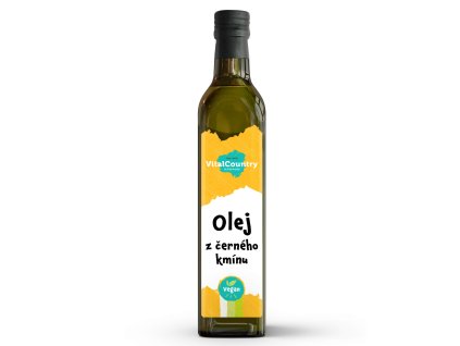 Olej z černého kmínu lisovaný za studena (Obsah 500 ml)