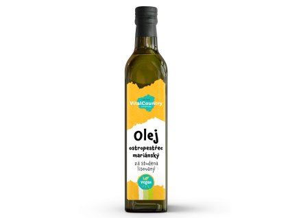 Ostropestřecový olej lisovaný za studena (Obsah 500 ml)