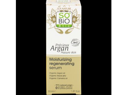 SO’BiO étic Anti-Age Precieux Argan Sérum hydratační a regenerační GOLD BIO (30 ml) - s kyselinou hyaluronovou (Varianta Age Precieux Argan Sérum hydratační a regenerační GOLD BIO (30 ml) - s kyselinou hyaluronovou)