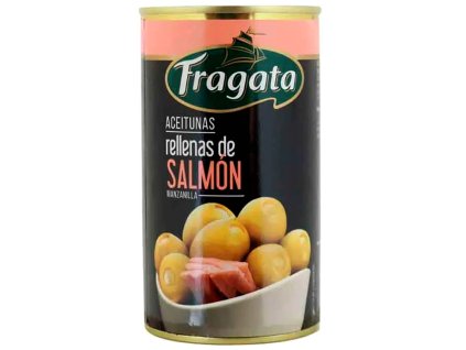 15032 fragata zelene olivy manzanilla s lososem 300 g