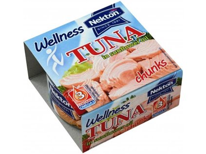 20372 nekton tunak ve slunecnicovem oleji wellness kousky 185 g