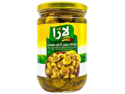 14864 2 zelene olivy grilovane bez pecky 600 g