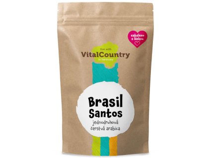 Brasil Santos (Množství 1kg, Varianta Mletá)