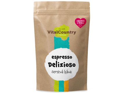 Vital Country Delizioso Espresso (Množství 1kg, Varianta Mletá)