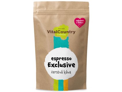 Vital Country Exclusive Espresso (Množství 1kg, Varianta Mletá)
