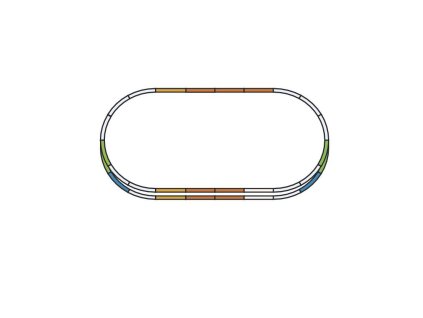 Piko Sada kolejí E (paralelní trať) - 55340