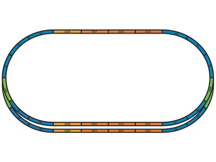 Piko Podloží pro sady kolejí A+E (základní ovál s paralelní tratí) - 55367