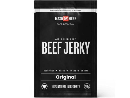 21227 1 maso here beef jerky original 40g