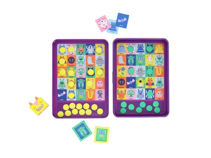 Petit Collage Magnetická hra Hádej, kdo jsem? Příšerky