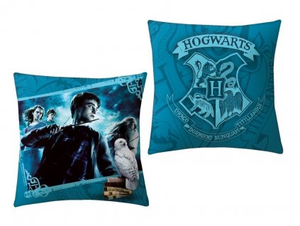 HALANTEX Polštářek Harry Potter blue Polyester, 40/40 cm