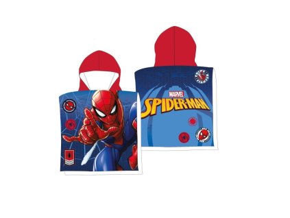 FA 147025 ponco spiderman blue micro