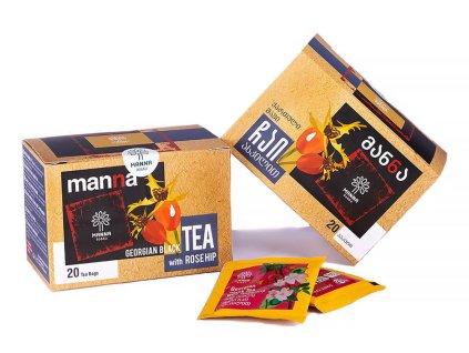 21932 manna gruzinsky cerny caj se sipkem porcovany 20 ks