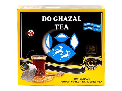 6822 do ghazal cerny caj earl grey s bergamotem 100 x 2g