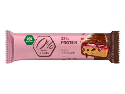 18218 topnatur proteinova tycinka 0 sugar visne v cokolade 40 g
