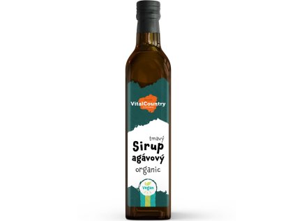 Agáve sirup tmavý BIO (Obsah 1000 ml)