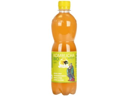 Stevikom Kombucha Bancha citron BIO 500 ml