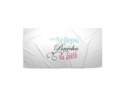 Sablio Ručník Ten nejlepší brácha na světě - 30x50 cm (Varianta Sablio Ručník Ten nejlepší brácha na světě - 30x50 cm)