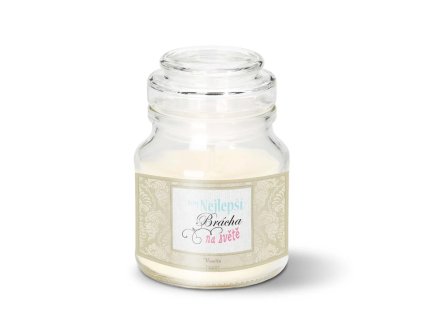 Sablio Svíčka Ten nejlepší brácha na světě - 120 g (Varianta Sablio Svíčka Ten nejlepší brácha na světě - 120 g)