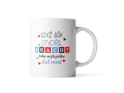 Sablio Hrnek Když Bůh stvořil bráchy - 200 ml - espresso (Varianta Sablio Hrnek Když Bůh stvořil bráchy - 200 ml - espresso)