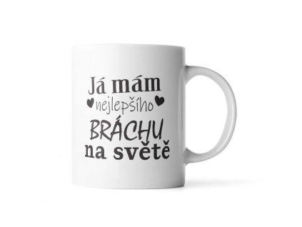 Sablio Hrnek Já mám nejlepšího bráchu na světě - 200 ml - espresso (Varianta Sablio Hrnek Já mám nejlepšího bráchu na světě - 200 ml - espresso)
