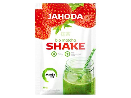 Matcha tea Bio matcha shake jahoda (Množství 30 g)