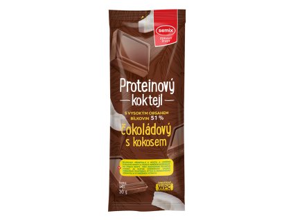3888 proteinovy koktejl s cokoladou a kokosem 30 g