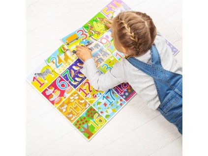 Bigjigs Toys Podlahové puzzle počítání 20 dílků