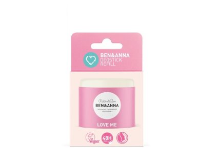 Ben & Anna Refill deodorant (40 g) - Love Me - náhradní náplň do aplikátoru (Varianta Love Me - náhradní náplň do aplikátoru)