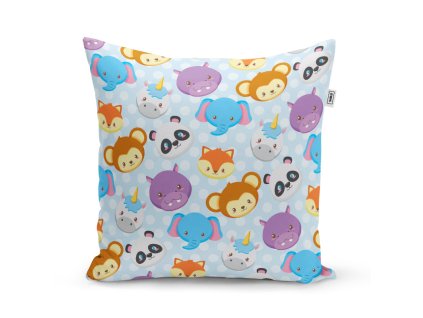 Sablio Polštář Zoo pro děti - 40x40 cm (Varianta Sablio Polštář Zoo pro děti - 40x40 cm)