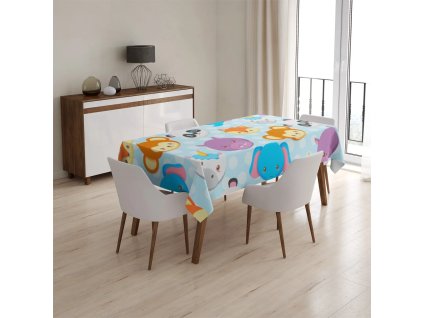 Sablio Ubrus Zoo pro děti - 130x130 cm (Varianta Sablio Ubrus Zoo pro děti - 130x130 cm)