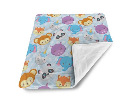 Sablio Deka pro miminko Zoo pro děti - 80x100 cm (Varianta Sablio Deka pro miminko Zoo pro děti - 80x100 cm)