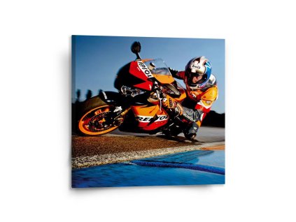 Sablio Obraz Motorkář 2 - 110x110 cm (Varianta Sablio Obraz Motorkář 2 - 110x110 cm)