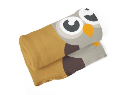 Sablio Deka Kreslená sova - 150x120 cm (Varianta Sablio Deka Kreslená sova - 150x120 cm)