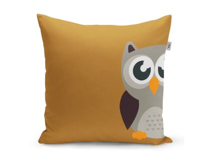 Sablio Polštář Kreslená sova - 40x40 cm (Varianta Sablio Polštář Kreslená sova - 40x40 cm)