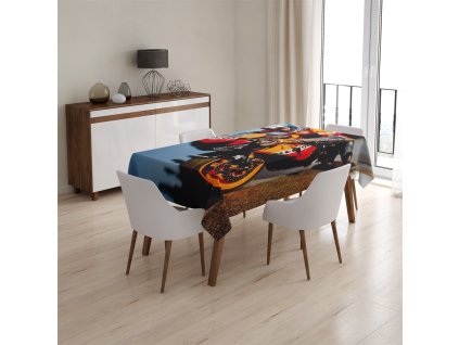 Sablio Ubrus Motorkář 2 - 130x130 cm (Varianta Sablio Ubrus Motorkář 2 - 130x130 cm)