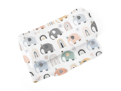 Sablio Deka Animovaní sloni - 150x120 cm (Varianta Sablio Deka Animovaní sloni - 150x120 cm)