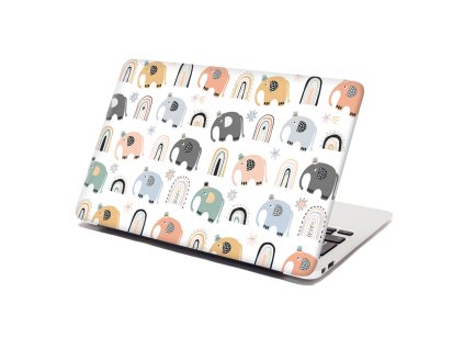 Sablio Samolepka na notebook Animovaní sloni - 29x20 cm (Varianta Sablio Samolepka na notebook Animovaní sloni - 29x20 cm)
