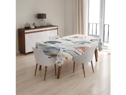 Sablio Ubrus Animovaní sloni - 130x130 cm (Varianta Sablio Ubrus Animovaní sloni - 130x130 cm)