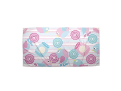 Sablio Ručník Roztomilí ptáčci - 30x50 cm (Varianta Sablio Ručník Roztomilí ptáčci - 30x50 cm)