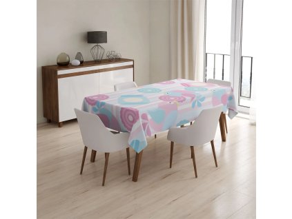 Sablio Ubrus Roztomilí ptáčci - 130x130 cm (Varianta Sablio Ubrus Roztomilí ptáčci - 130x130 cm)