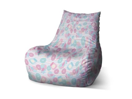 Sablio Sedací vak Bean Roztomilí ptáčci - 100 x 90 x 45 cm (Varianta Sablio Sedací vak Bean Roztomilí ptáčci - 100 x 90 x 45 cm)