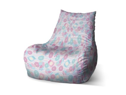 Sablio Sedací vak Bean Roztomilí ptáčci - 100 x 90 x 45 cm (Varianta Sablio Sedací vak Bean Roztomilí ptáčci - 100 x 90 x 45 cm)