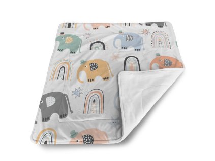 Sablio Deka pro miminko Animovaní sloni - 80x100 cm (Varianta Sablio Deka pro miminko Animovaní sloni - 80x100 cm)